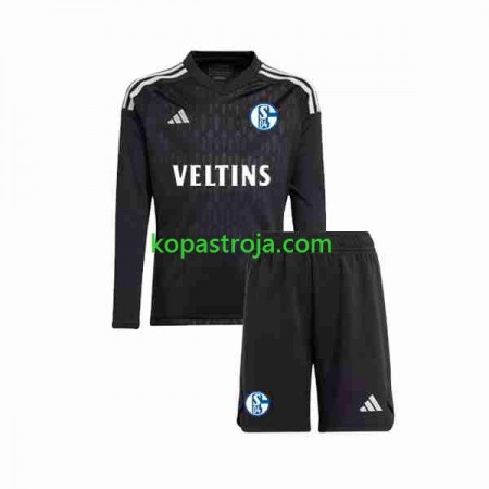 Billiga Fotbollströjor Schalke 04 Målvakt Barn Borta tröja 2023/24 Långärmad